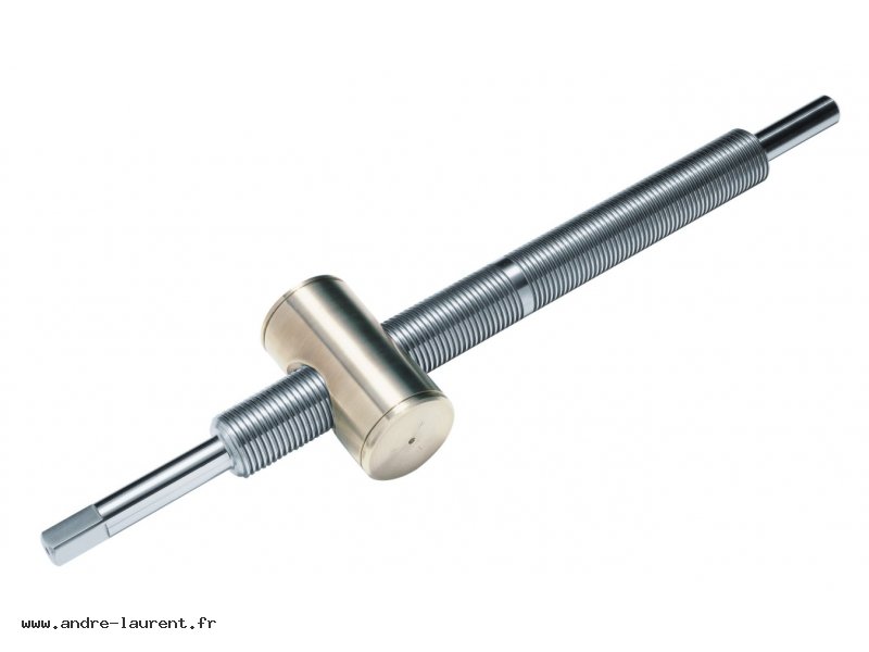 Driving rod TR45x650-X20Cr13 with fixation nut CuAl10N