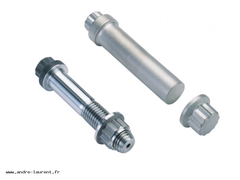 Double hexagon screw , blank and finished part: 40 CrMoV4.06 in accordance with ASTM B193 B16